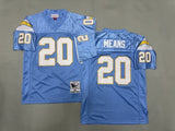 San Diego Chargers #20 Natrone Means San Diego Chargers