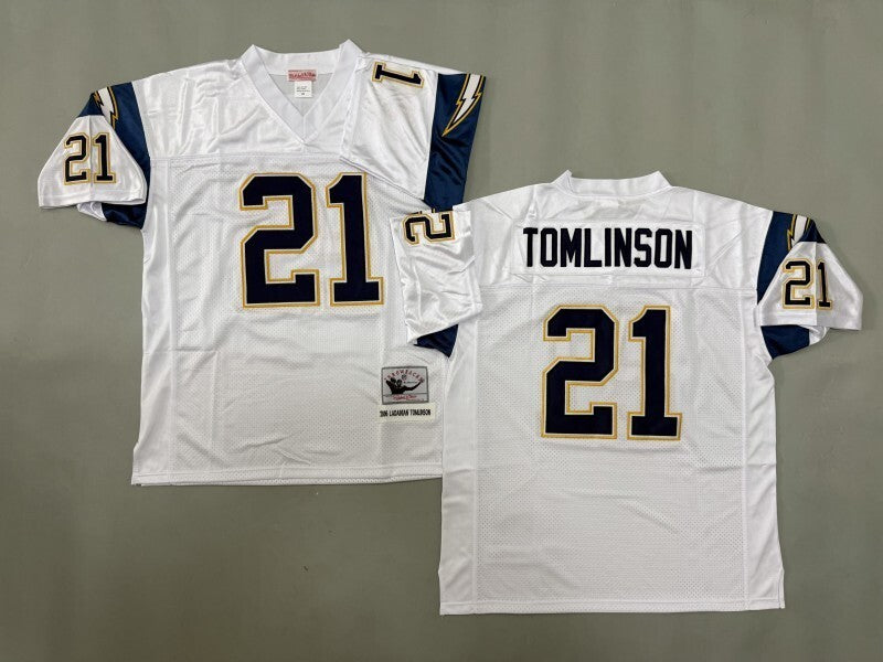 San Diego Chargers #21 Tomlinson San Diego Chargers Style 2