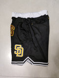 San Diego Padres Black Shorts Style 1