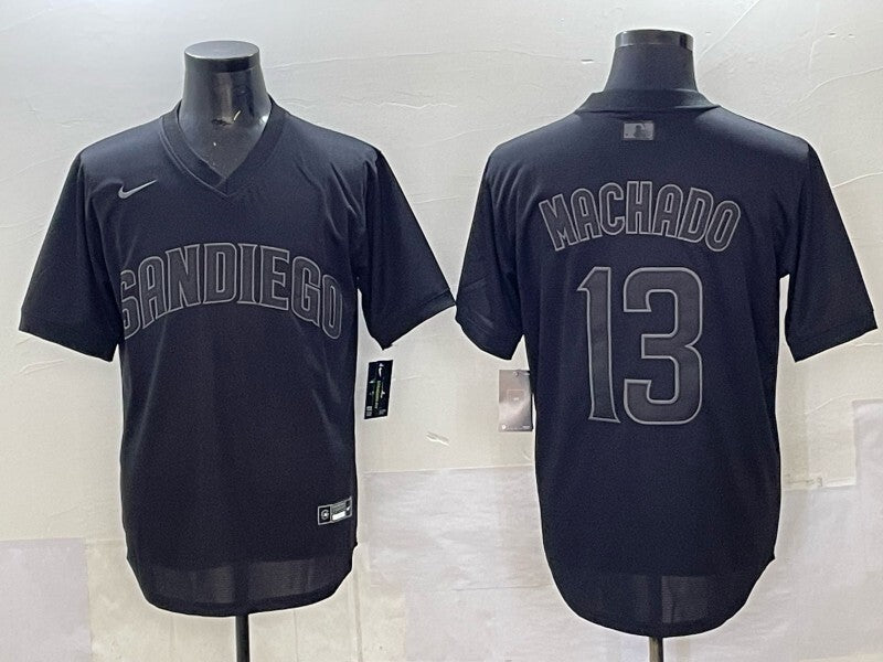 San Diego Padres #13 Manny Machado Padres Adult Style 1