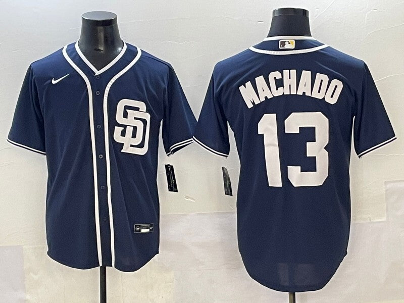 San Diego Padres #13 Manny Machado Padres Adult Style 3
