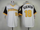 San Diego Padres #18 Authentic Carlos Quentin 1978 Turn Back The Clock Jersey