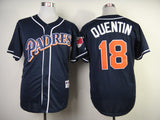 San Diego Padres #18 Authentic Carlos Quentin 1998 Turn Back The Clock Jersey Baseball Jersey