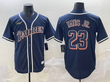 San Diego Padres #23 Fernando Tatis Jr Padres Retro Adult