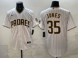 San Diego Padres #35 Jones Padres Adult Style 2