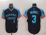 San Diego Padres #3 Jackson Merrill Padres 24 All-Star Style 1