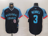 San Diego Padres #3 Jackson Merrill Padres 24 All-Star Style 2