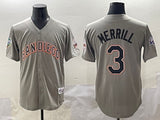 San Diego Padres #3 Jackson Merrill Padres Retro Adult