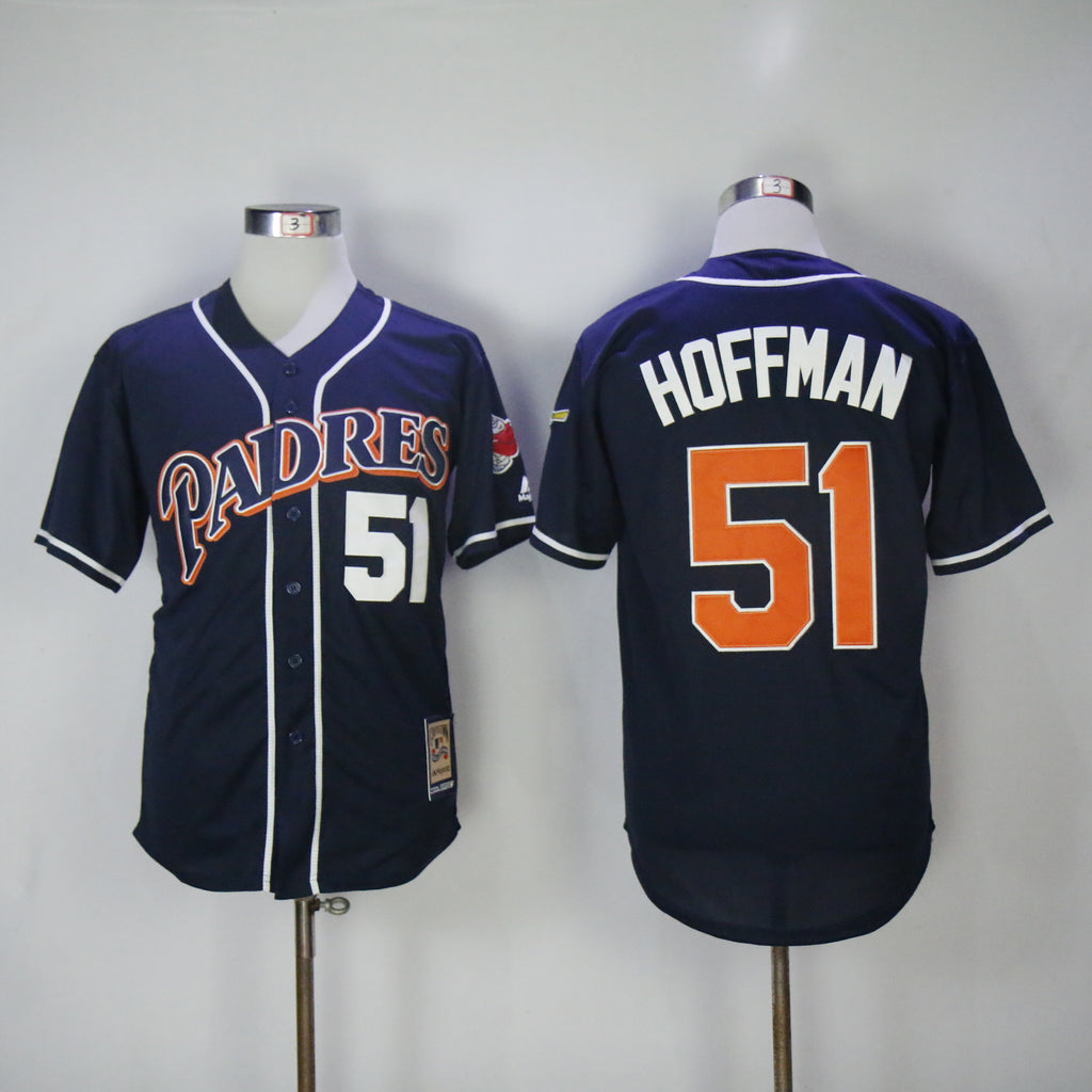 San Diego Padres #51 Padres 51 Blue Fan Retro