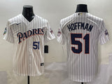 San Diego Padres #51 Trevor Hoffman Padres Retro Adult Style 1