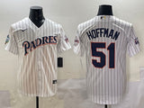 San Diego Padres #51 Trevor Hoffman Padres Retro Adult Style 2