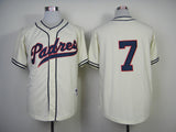 San Diego Padres #7 Authentic Chase Headley 1948 Turn Back The Clock Jersey
