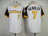 San Diego Padres #7 Authentic Chase Headley 1978 Turn Back The Clock Jersey Baseball Jersey