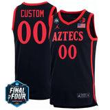 San Diego State 2023 Final Four College Basketball Limited Custom Jersey – Black
