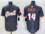 San Francisco Giants #14 Patrick Bailey Giants Collaboration Style 2