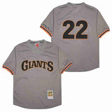 San Francisco Giants #22 Will Clark Giants 22 Gray BP Edition Retro