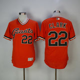 San Francisco Giants #22 Will Clark Giants 22 Orange Elite New