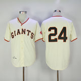 San Francisco Giants #24 Giants 24 Off-White Retro