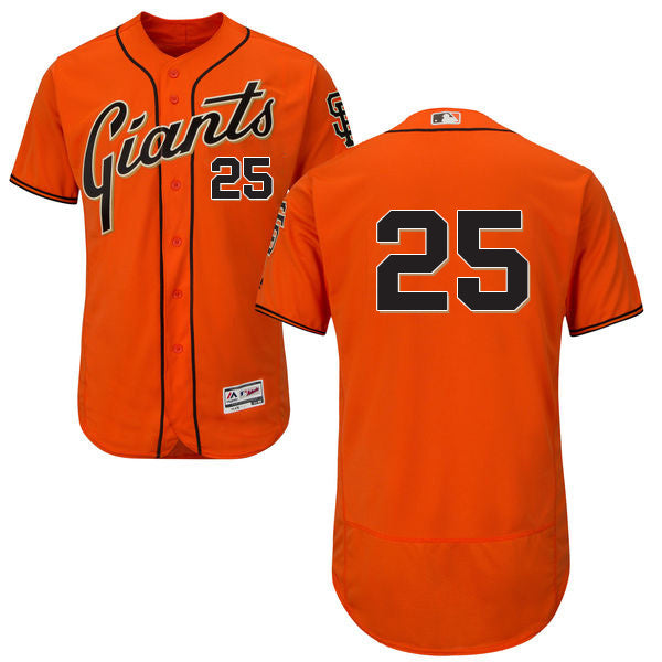 San Francisco Giants #25 Barry Bonds Giants 25 Orange Elite