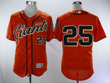 San Francisco Giants #25 Barry Bonds Giants 25 Orange Elite Retro Player Style 2 Baseball Jersey