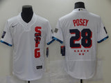 San Francisco Giants #28 Buster Posey All-Star Elite 301