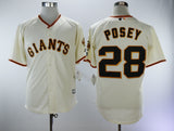San Francisco Giants #28 Buster Posey Giants 28 Off-White Fan