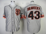 San Francisco Giants #43 Giants 43 Gray Retro