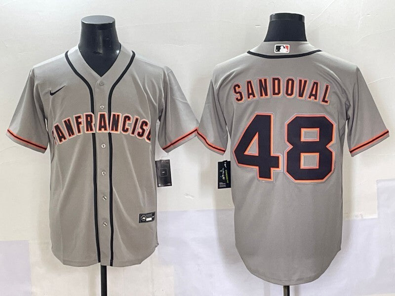 San Francisco Giants #48 Sandoval Giants Style 1