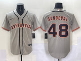 San Francisco Giants #48 Sandoval Giants Style 1