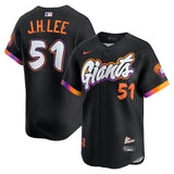 San Francisco Giants #51 Jung Hoo Lee 2025 City Connect Limited Jersey - Black