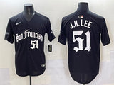 San Francisco Giants #51 Jung Hoo Lee Giants 5 Collaboration Style 3