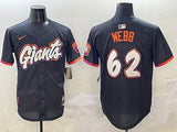 San Francisco Giants #62 Logan Webb Giants Collaboration Style 2