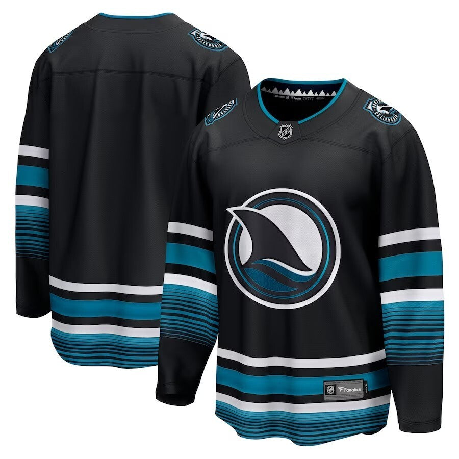 San Jose Sharks Fanatics Branded Alternate Premier Breakaway Jersey - Black