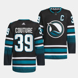 San Jose Sharks #39 Logan Couture 2023-24 Cali Fin 3rd Alternate Jersey Style 2