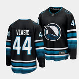 San Jose Sharks #44 Marc-Edouard Vlasic 2023-24 Cali Fin 3rd Alternate Jersey Style 1