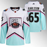 San Jose Sharks #65 Erik Karlsson White 2023 NHL All-Star Western Conference Authentic Jersey