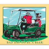 Bad Day To Be A Beer Golf Pocket Tee
