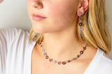 Purple Flower Dangles