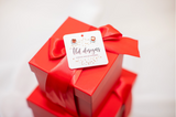 Red rhinestone stud