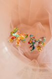 Confetti bow studs