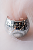 Dainty Rose Gold Hoops