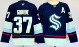 Seattle Kraken #37 Yanni Gourde Style 1