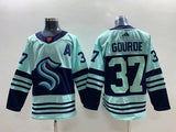 Seattle Kraken #37 Yanni Gourde Style 4