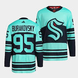 Seattle Kraken #95 andre-burakovsky-ice-blue-2022reverse-retro-2.0-authentic-primegreen-jersey