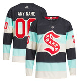 Seattle Kraken adidas 2024 NHL Winter Classic Authentic Custom Jersey - Deep Sea Blue