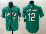 Seattle Mariners #12 Josh Naylor Mariners Adult Style 2