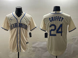 Seattle Mariners #24 Ken Griffey Jr Mariners Fan Edition Style 1