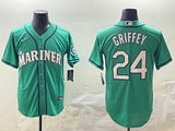 Seattle Mariners #24 Ken Griffey Jr Mariners Fan Edition Style 3