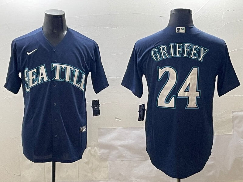 Seattle Mariners #24 Ken Griffey Jr Mariners Fan Edition Style 4