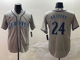 Seattle Mariners #24 Ken Griffey Jr Mariners Fan Edition Style 5